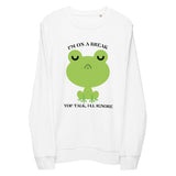 Break Time - Frog and Fun Sweatshirt - - Sweatshirts