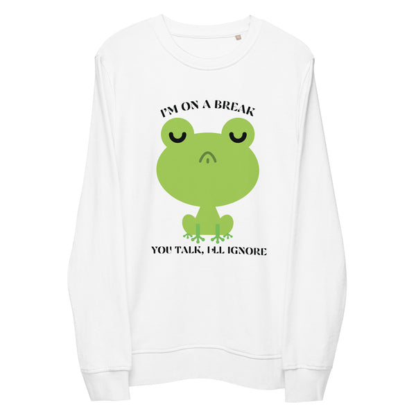 Break Time - Frog and Fun Sweatshirt - - Sweatshirts