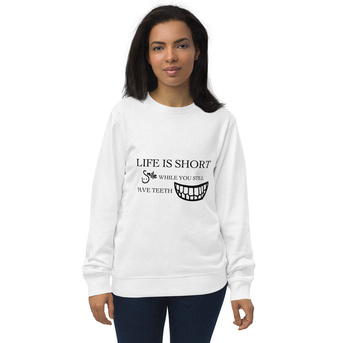 Smiling Through Life - A Playful Reminder - XXL - Sweatshirts