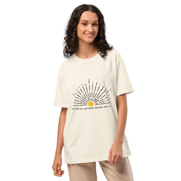 Oversized Sunshine Love Tee – For Wife - 2XL - T-Shirts