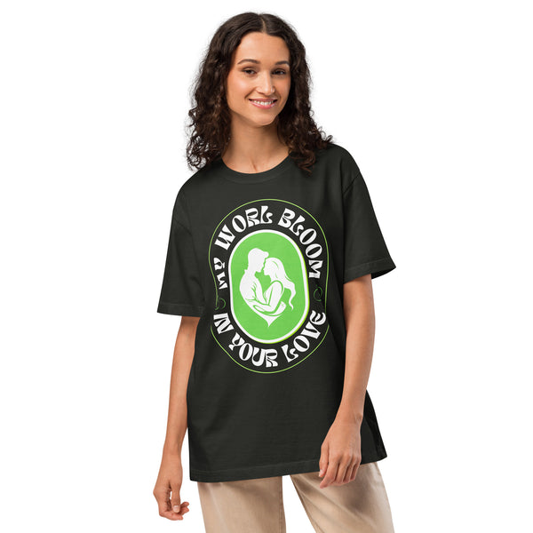 Romantic Oversized Tee – My World in Her Love - 2XL - T-Shirts