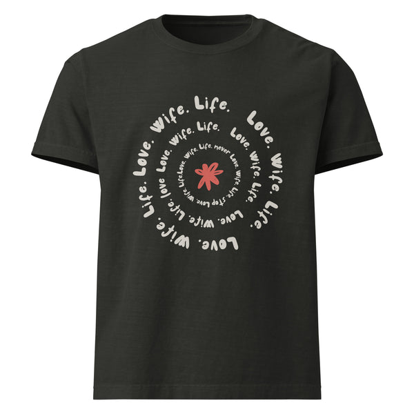 Spiral Love Oversized Tee – For the Heart of Your Life - - T-Shirts