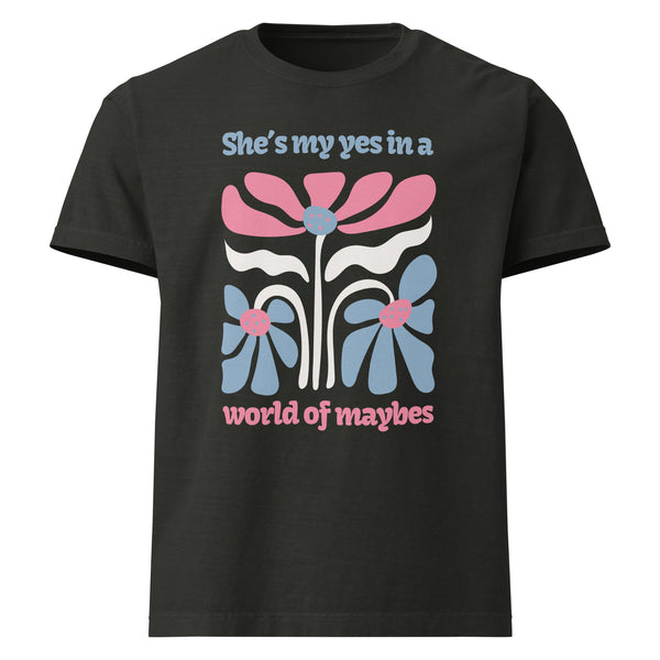 Oversized Love Tee – For the One Who’s Sure - - T-Shirts