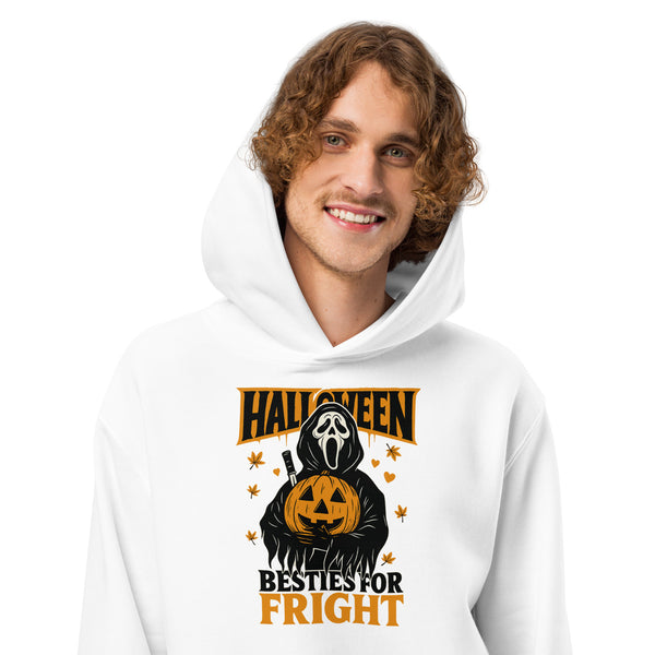 Halloween Besties Hoodie – Perfect Scare Gift for Friends - - Hoodies