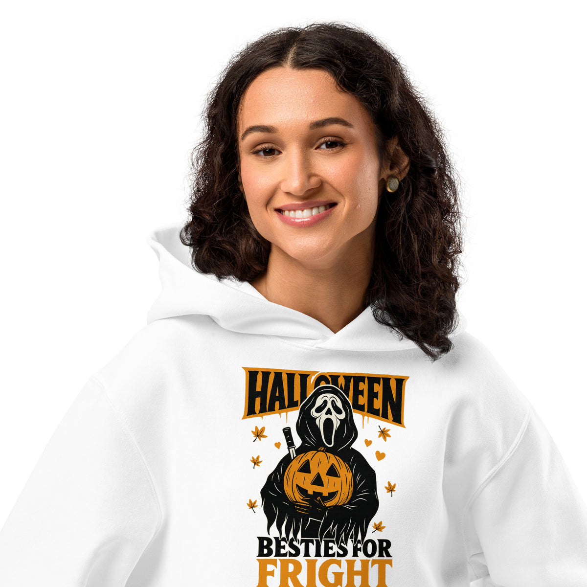 Halloween Besties Hoodie – Perfect Scare Gift for Friends - - Hoodies