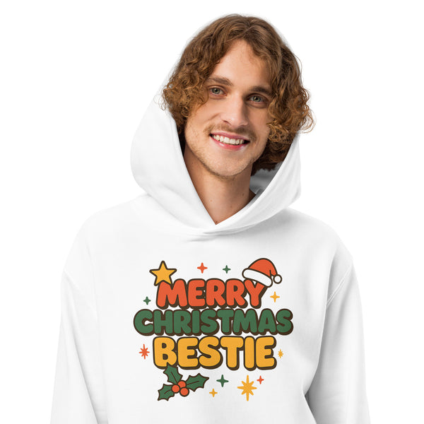 Festive Bestie Hoodie – Perfect Christmas Gift for Friends - - Hoodies
