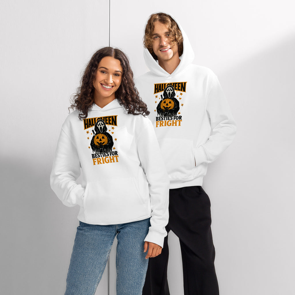 Halloween Besties Hoodie – Perfect Scare Gift for Friends - - Hoodies
