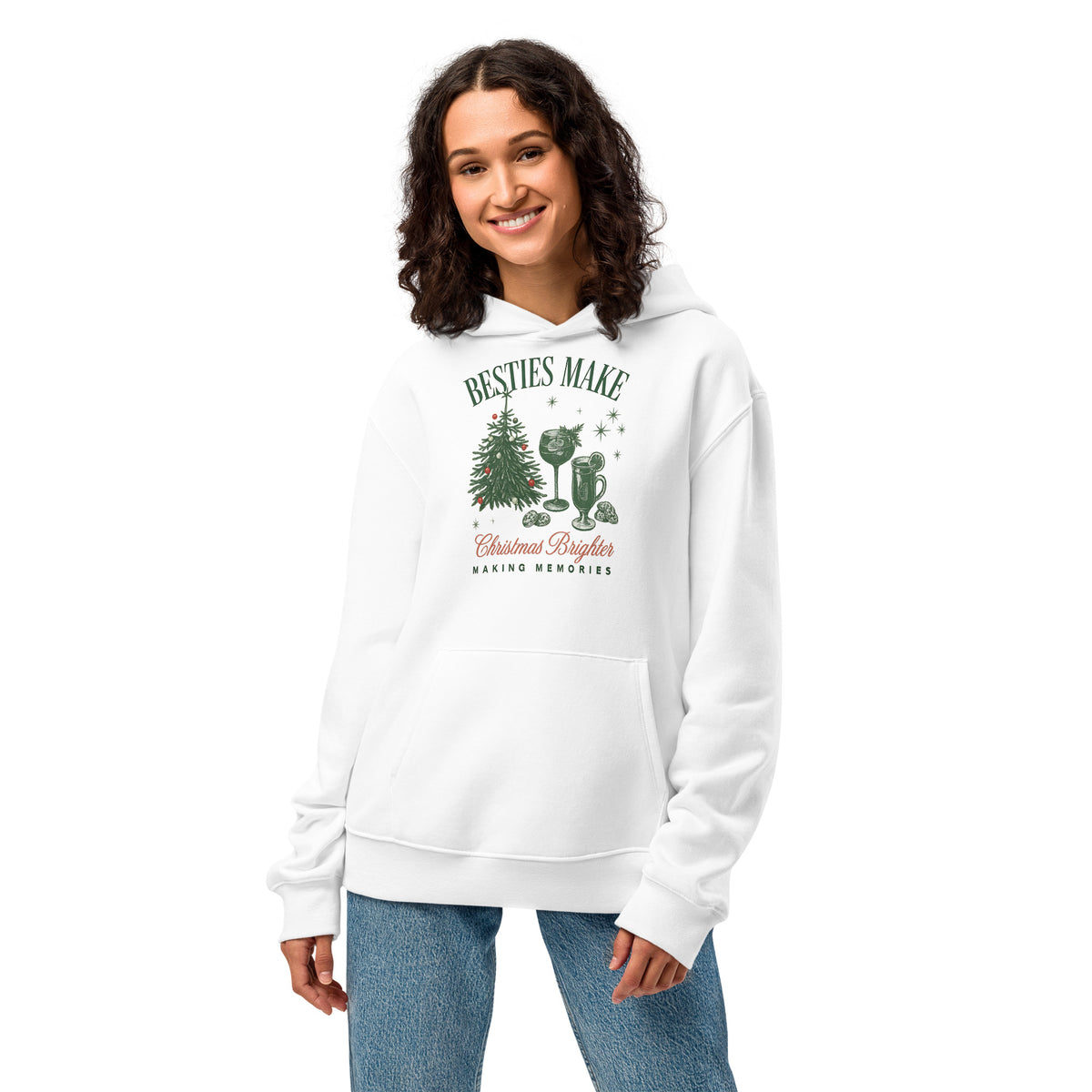Christmas Friendship Hoodie – Warm Memories for Besties - -