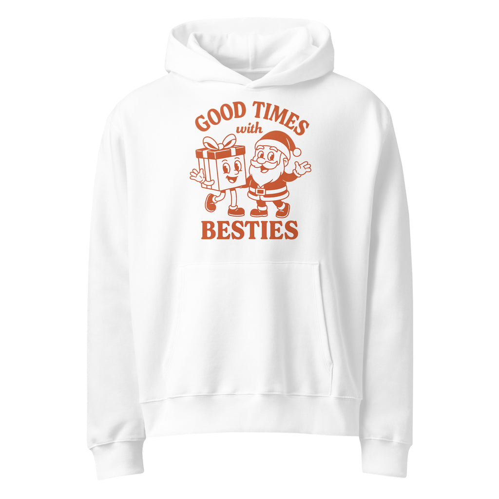 Festive Besties Hoodie – Perfect Gift for Christmas Cheer - - Hoodies