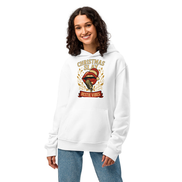 Christmas Slay Bestie Hoodie – Perfect Holiday Gift - - Hoodies