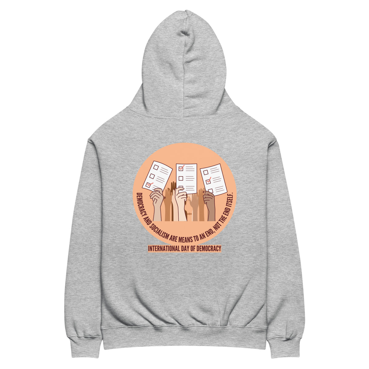 Unity in Action - Voter's Edition Hoodie - Athletic Heather - Hoodies