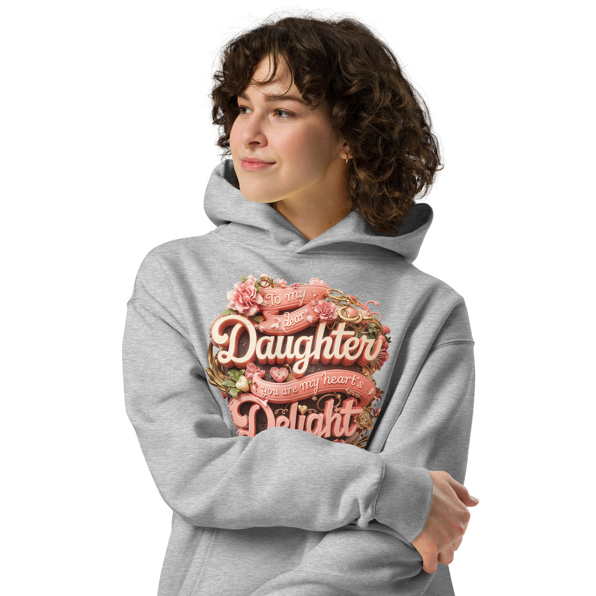 To My Dear Daughter - You Are My Heart’s Treasure - - Hoodies