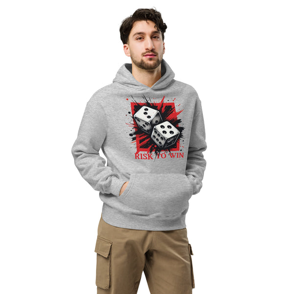 Bold Moves - Risk to Win Hoodie - Athletic Heather - Hoodies