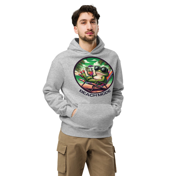 Relaxation in Every Stitch - Beach Vibes Hoodie - Athletic Heather - Hoodies