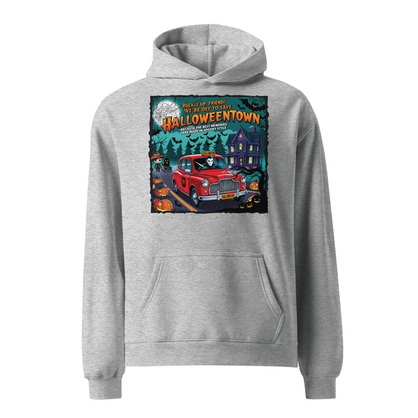 Halloween Haunt Cruiser - Stylish Oversized Hoodie - Athletic Heather - Hoodies