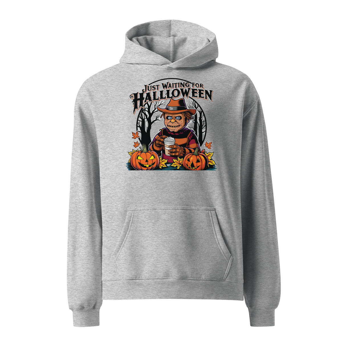 Autumn Nights & Scarecrow Delights Hoodie - Athletic Heather - Hoodies