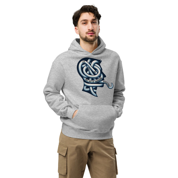 Blue Ribbon Confessions Hoodie - Wrapped in Mystery - - Hoodies