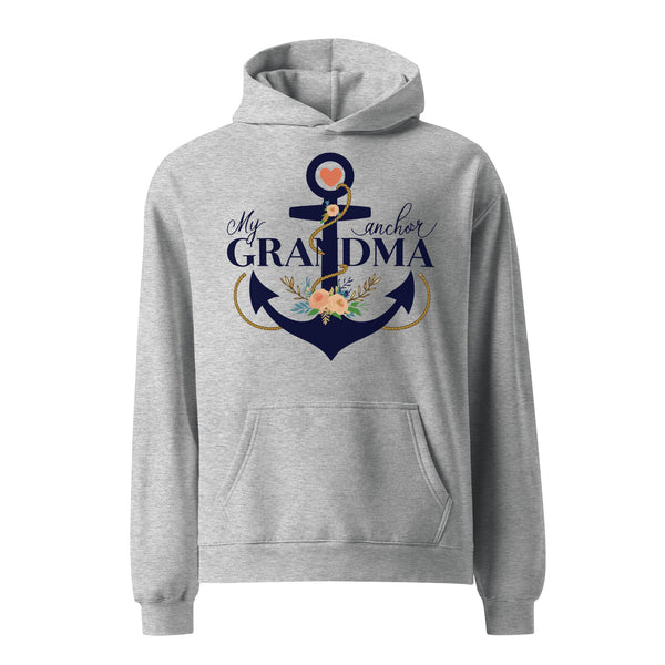 My Anchor, My Grandma - A Heartfelt Tribute - Athletic Heather - Hoodies