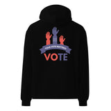 Raise Your Hand for Change - Unisex Civic Duty Hoodie - Black - Hoodies