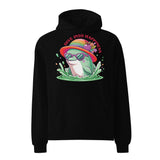 Rainbow Waves & Happy Days - Oversized Hoodie - - Hoodies