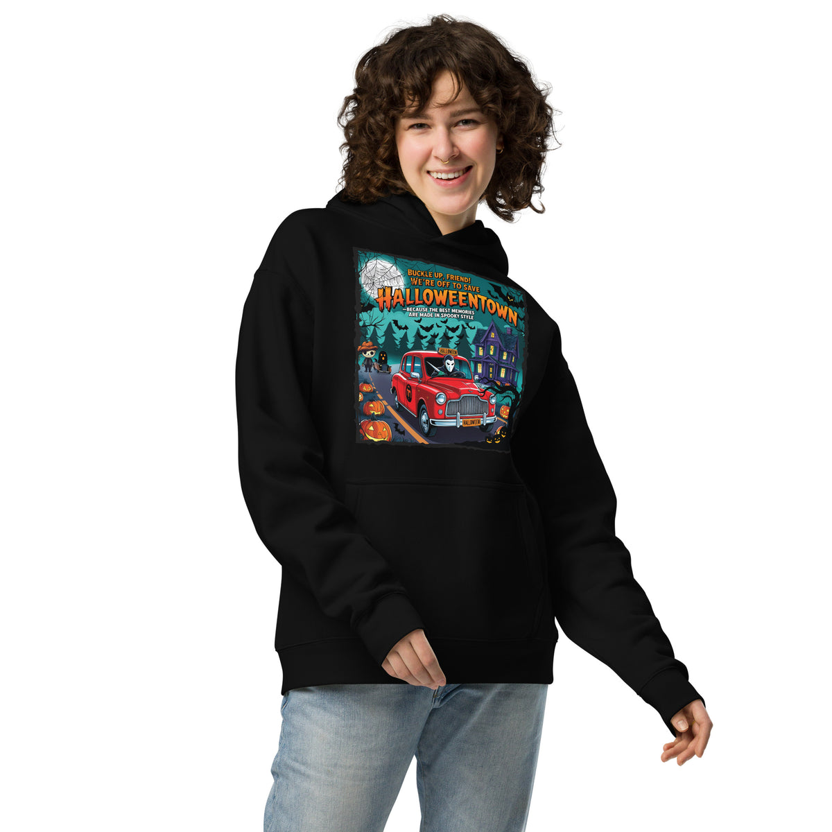 Halloween Haunt Cruiser - Stylish Oversized Hoodie - - Hoodies