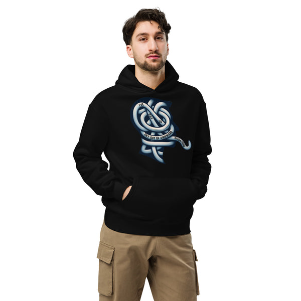 Blue Ribbon Confessions Hoodie - Wrapped in Mystery - - Hoodies