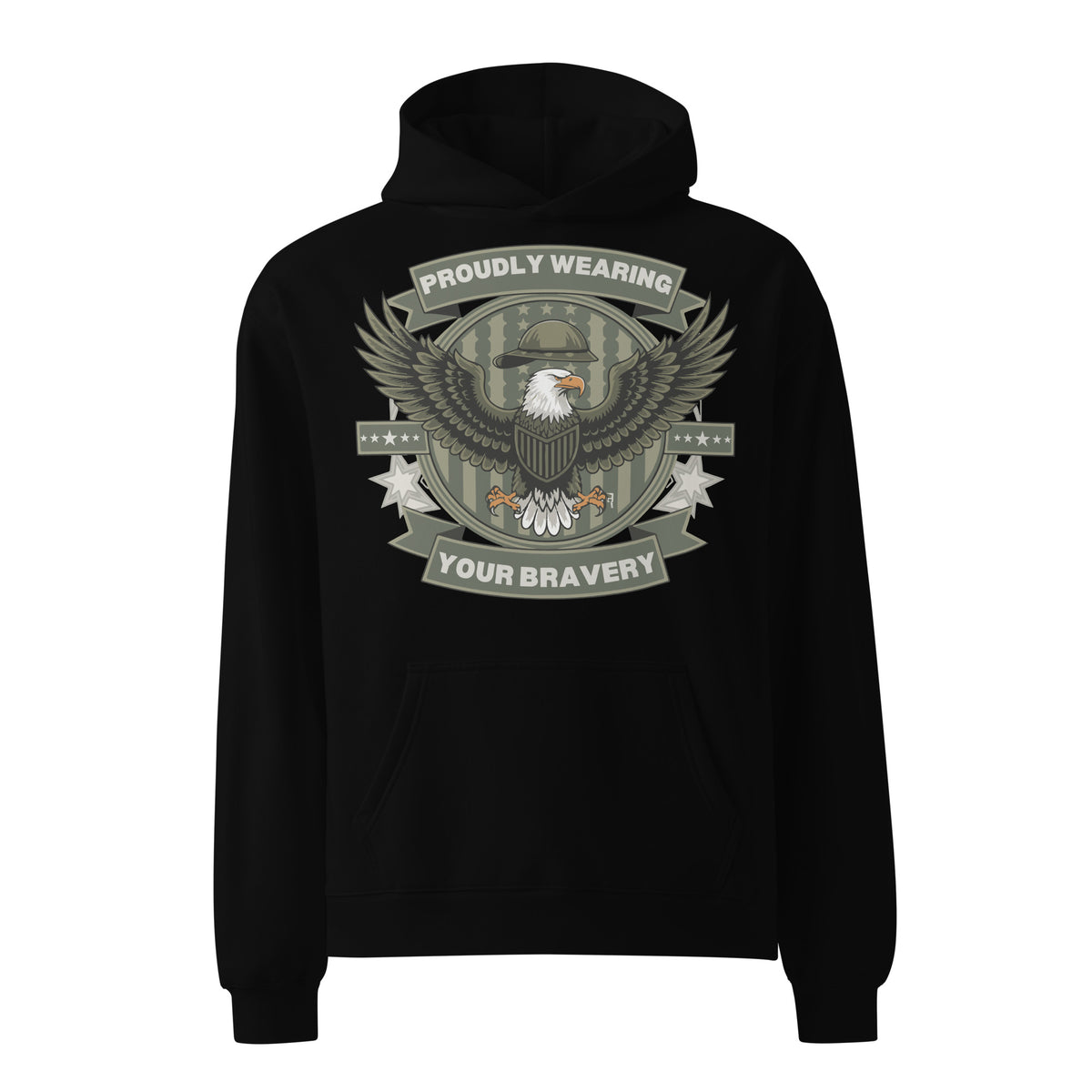 Strength and Freedom - Saluting Service with Style - - Hoodies