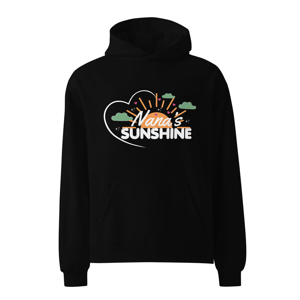 Sunshine & Grandma – A Hoodie Full of Warmth - Black - Hoodies