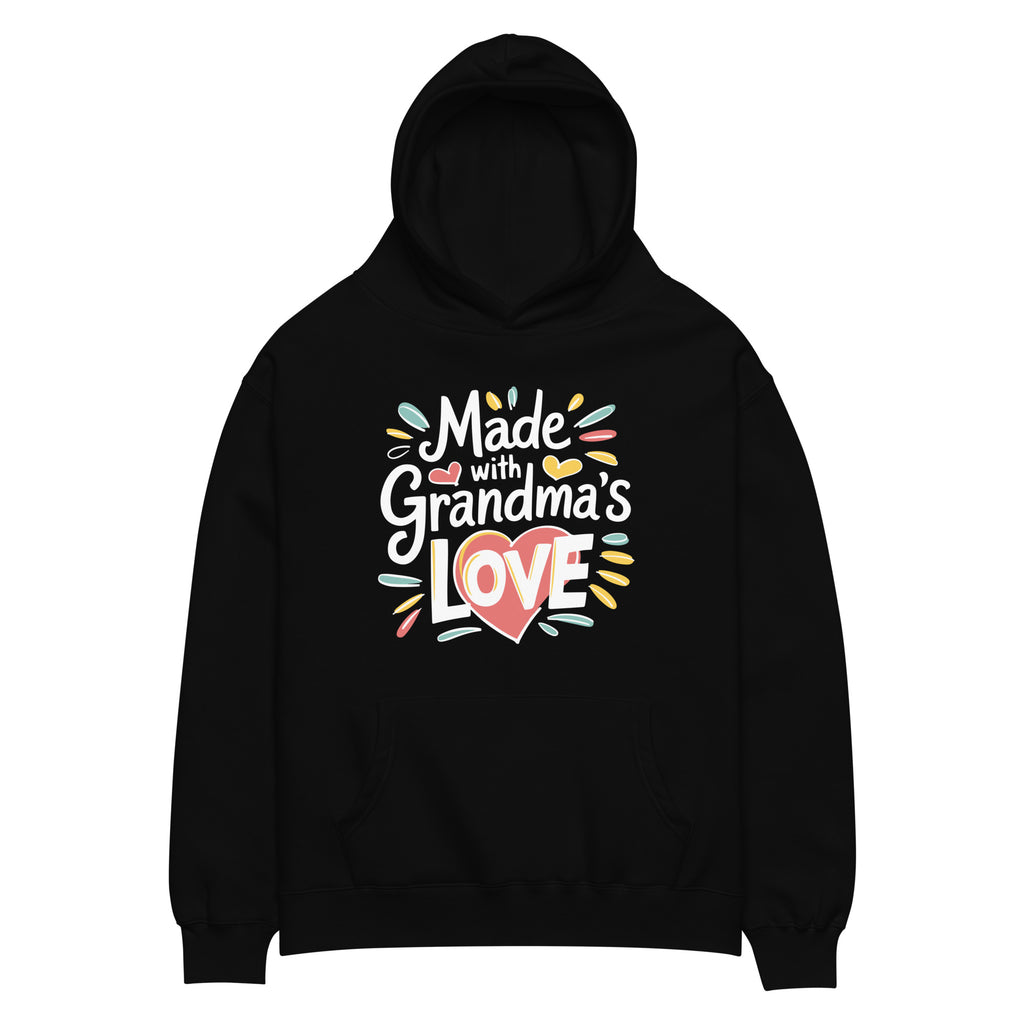 Made with Grandma’s Love – Cozy Oversized Hoodie - - Hoodies