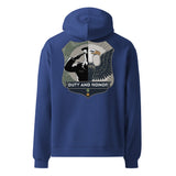 A Soldier’s Pride – Duty and Honor on AS Color - Cobalt - Hoodies