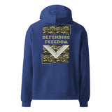 Camouflage Strength – A Tribute to Those Who Serve - Cobalt - Hoodies