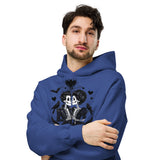 Together Forever Gothic Romance Hoodie - - Hoodies