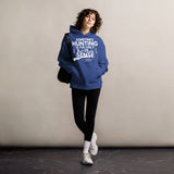 Whispers of Tradition - Embrace the Hunt in Style With Designed Hoodie - Cobalt - Print Material