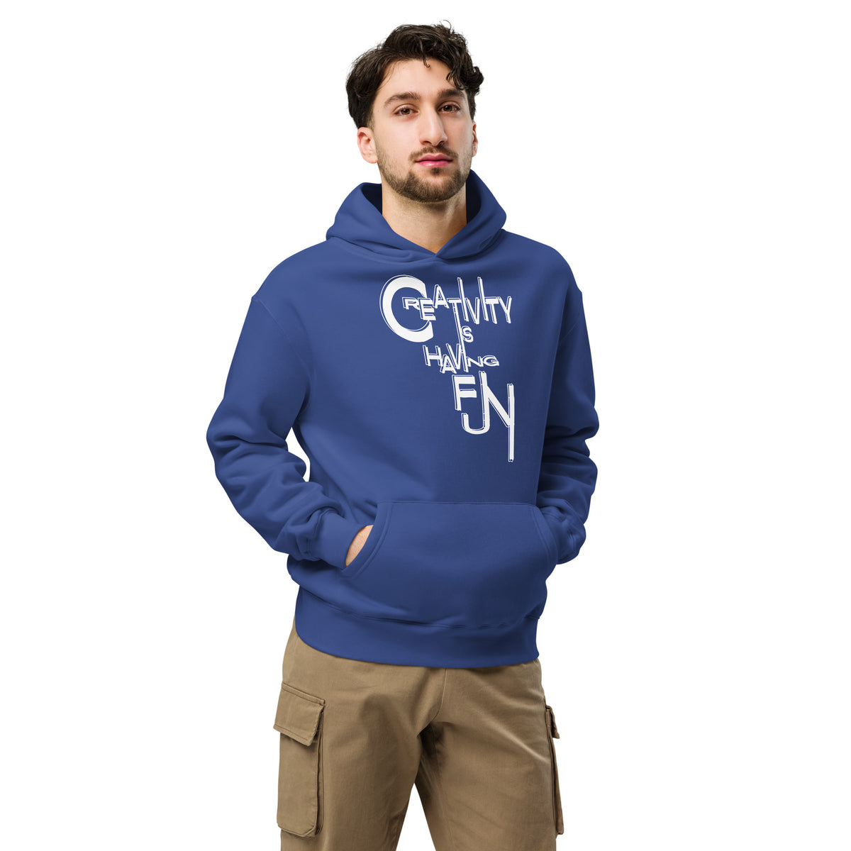 Playful Expression - Creativity Hoodie - Cobalt - Hoodies