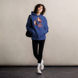 So Much Fun - Cartoon Penguin Hoodie - Cobalt - Hoodies