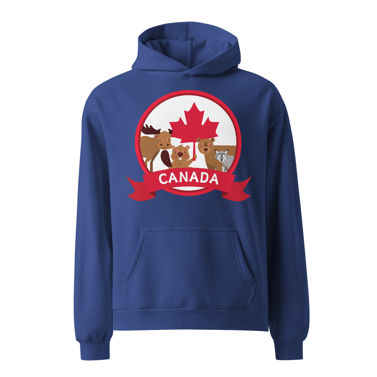 Canadian Critters - Cozy Wildlife Hoodie - - Hoodies