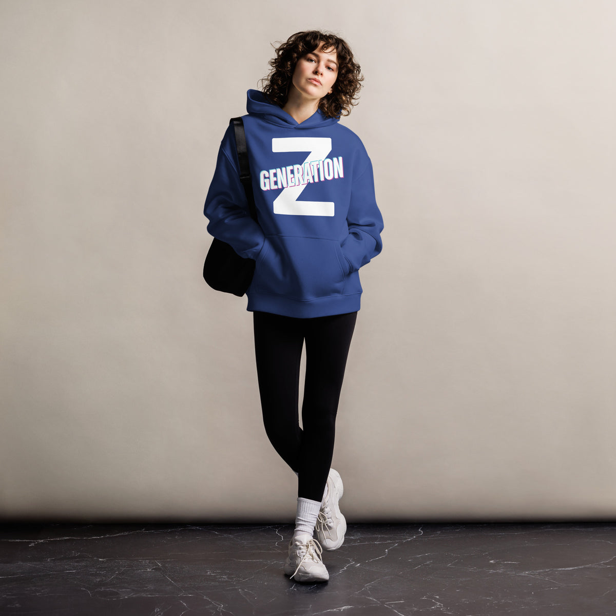 Modern Vibes - The Generation Z Statement Hoodie - Cobalt - Hoodies