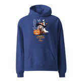 Halloween Charm - Witch & Pumpkin Hoodie - Cobalt - Hoodies