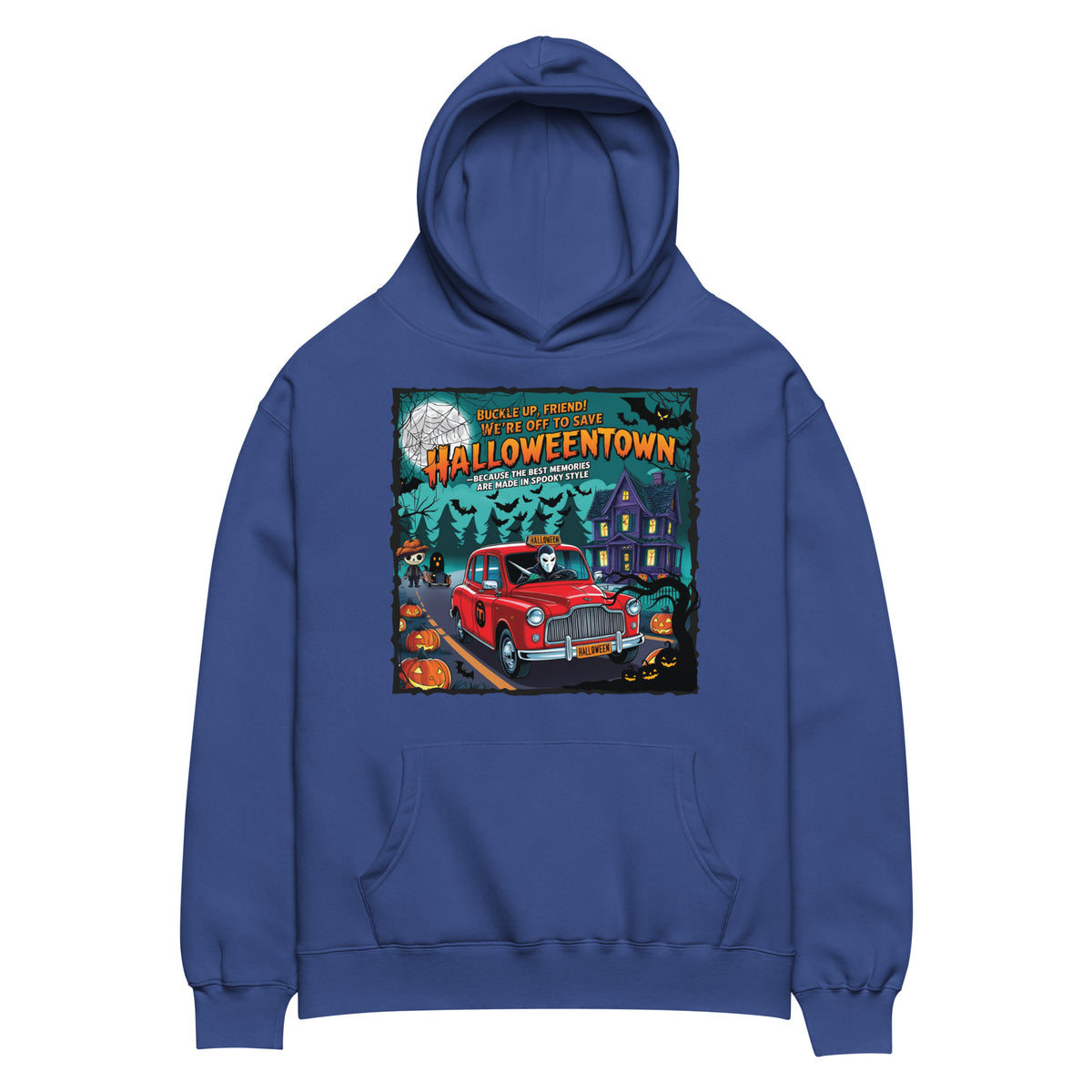 Halloween Haunt Cruiser - Stylish Oversized Hoodie - - Hoodies