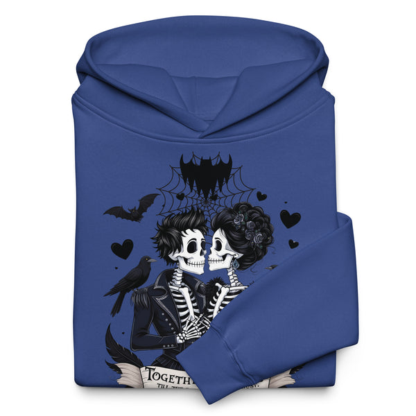 Together Forever Gothic Romance Hoodie - - Hoodies