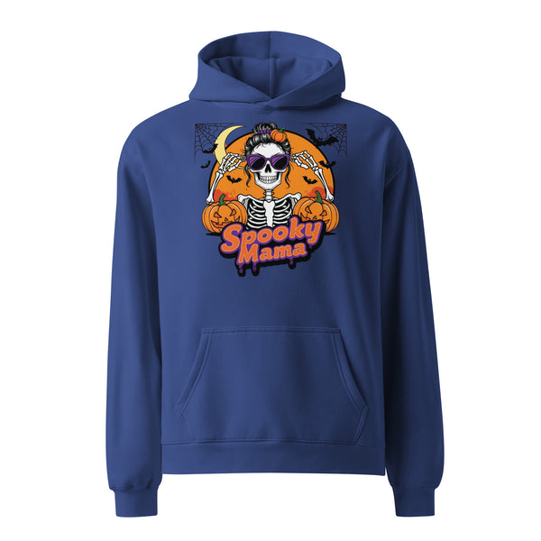 Fright Night Fashion - Spooky Mama Hoodie - Cobalt - Hoodies