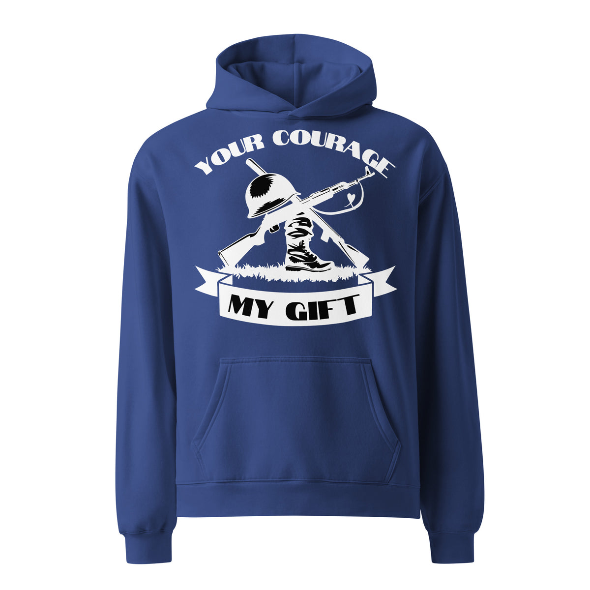 Your Courage, My Gift – A Memorial to Brave Soldiers - - Hoodies