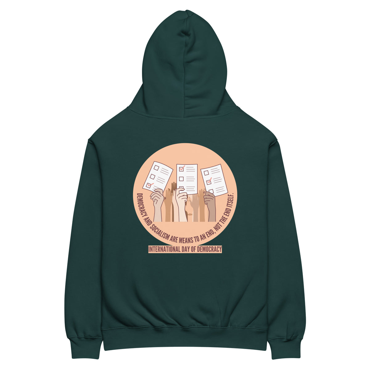 Unity in Action - Voter's Edition Hoodie - Pine Green - Hoodies