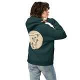 Footprints of the Past Hoodie - A Journey of Reflection - Pine Green - Hoodies