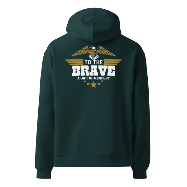 A Tribute in Gold - Military Symbolism and Style - Pine Green - Hoodies