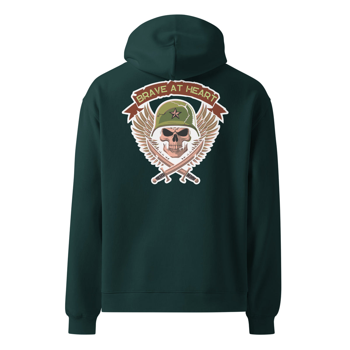 Strength in Style - Bold Military Tribute by AS Color - Pine Green - Hoodies