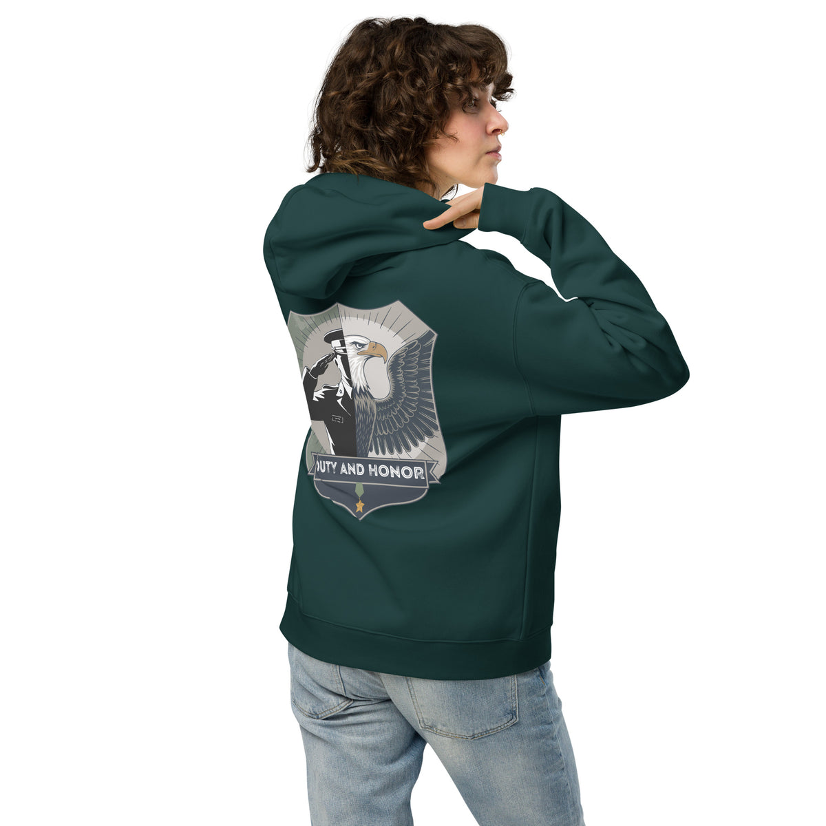 A Soldier’s Pride – Duty and Honor on AS Color - - Hoodies