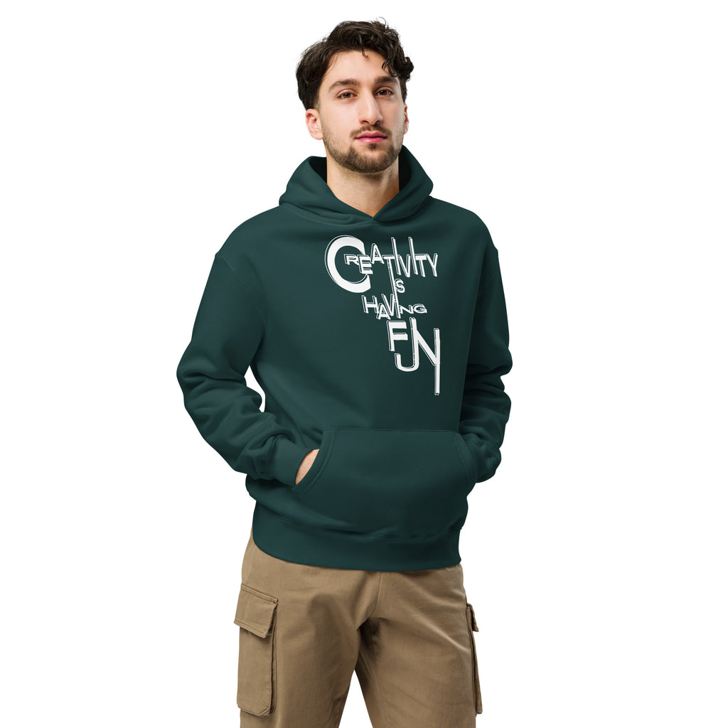 Playful Expression - Creativity Hoodie - Pine Green - Hoodies