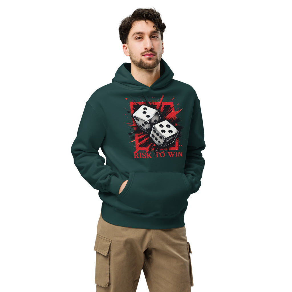 Bold Moves - Risk to Win Hoodie - Pine Green - Hoodies