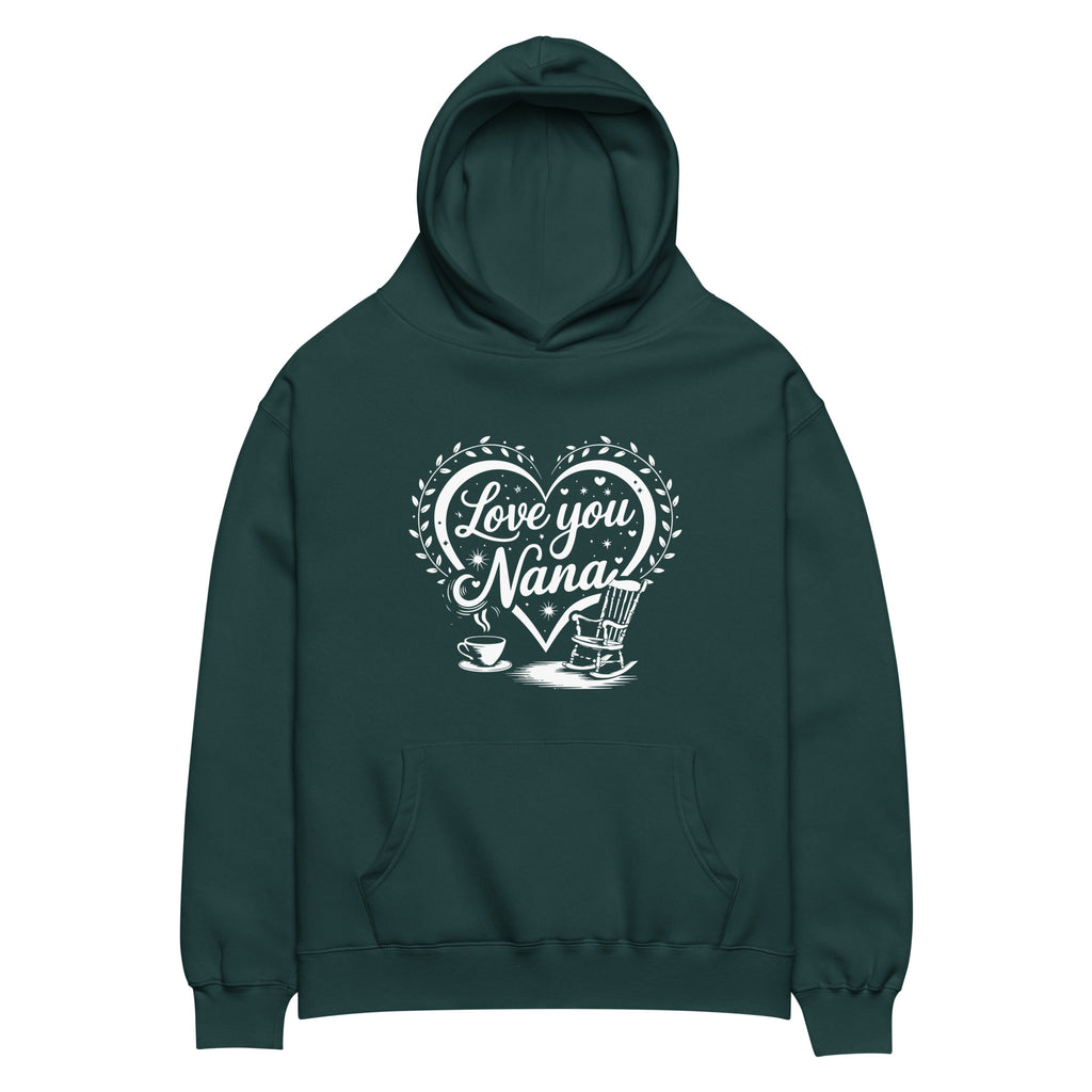 A Hug from Nana – Sentimental Oversized Hoodie - - Hoodies